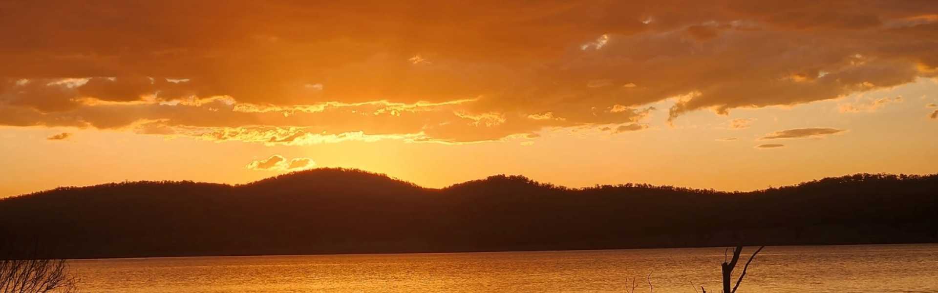 Kui Parks, Lake Leslie Tourist Park, Leslie Dam Sunset