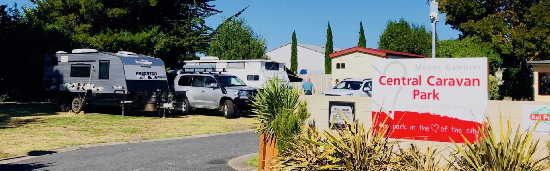 Kui Parks, Mount Gambier Central Caravan Park, Sites