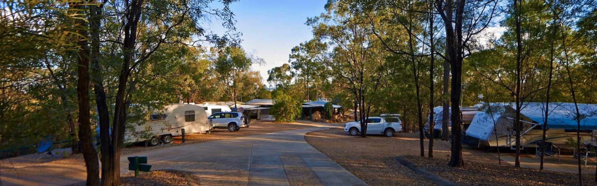 Kui Parks, Sapphire Caravan Park, Gemfields, Sites