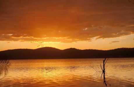 Kui Parks, Lake Leslie Tourist Park, Leslie Dam Sunset