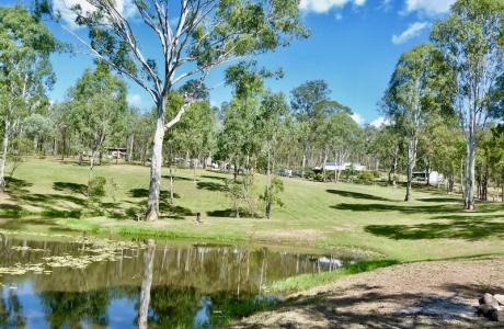 Kui Parks, Barambah Bush Caravan and Camping Park, Murgon, Lake