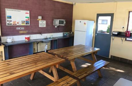 Kui Parks, Mount Gambier Central Caravan Park, Camp Kitchen