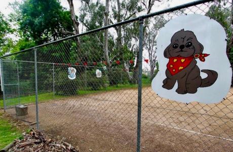 Kui Parks, Wangaratta Caravan Park, Off Leash Area